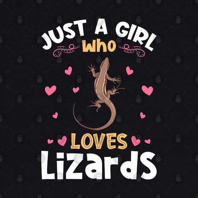 Just a Girl who Loves Lizards Gifts by aneisha